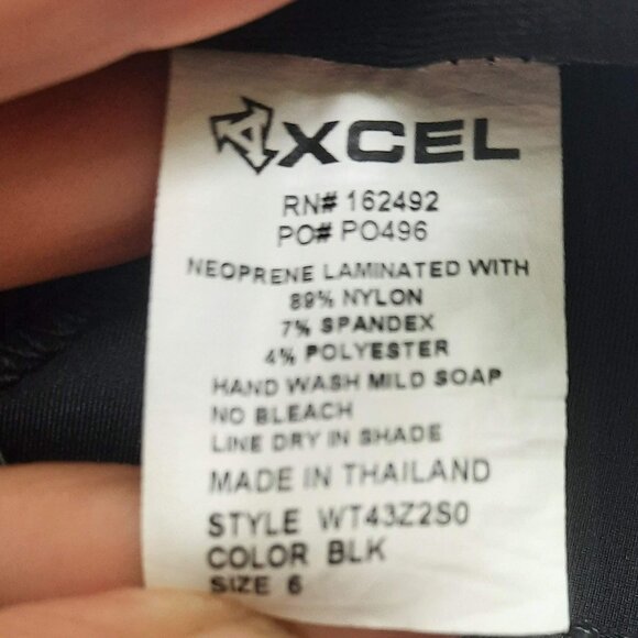 Xcel Axis X 4/3 Woman's Wetsuit Size 6 - Picture 4 of 6